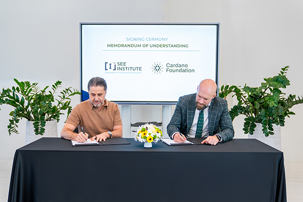 SEE Institute and Cardano Foundation Partner to Revolutionize Sustainability Education through Blockchain Technology